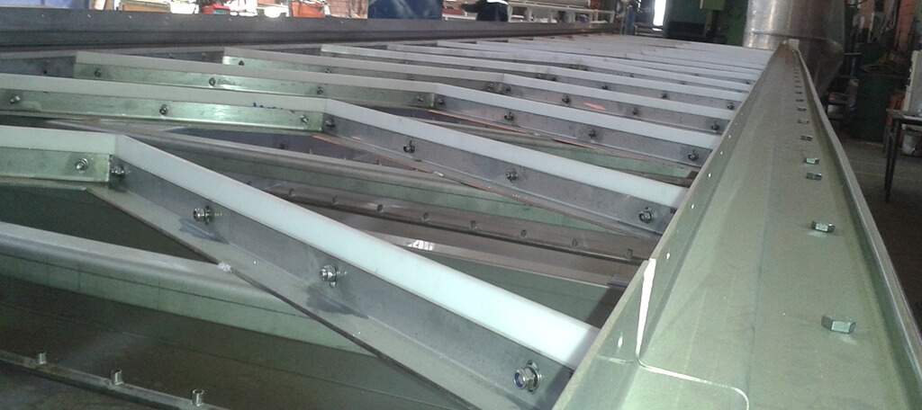 Cooling steel belt